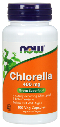 NOW: CHLORELLA 400mg   100 VCAPS 100 VCAPS