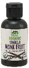 NOW: Organic Liquid Monk Fruit Vanilla 1.8 fl oz