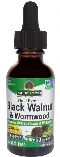 NATURE'S ANSWER: Black Walnut & Wormwood Alcohol Free Extract 1 fl oz