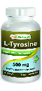 BEST NATURALS: L-Tyrosine 500 mg 90 CAP