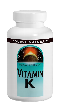 SOURCE NATURALS: Vitamin K 500 mcg 100 tabs