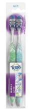 TOM'S OF MAINE Whole Care Soft-Bristle Toothbrush Twin Pack, 2 PC