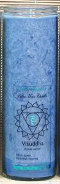 ALOHA BAY: Candle Chakra Pillar Positive Energy Blue 1 ct