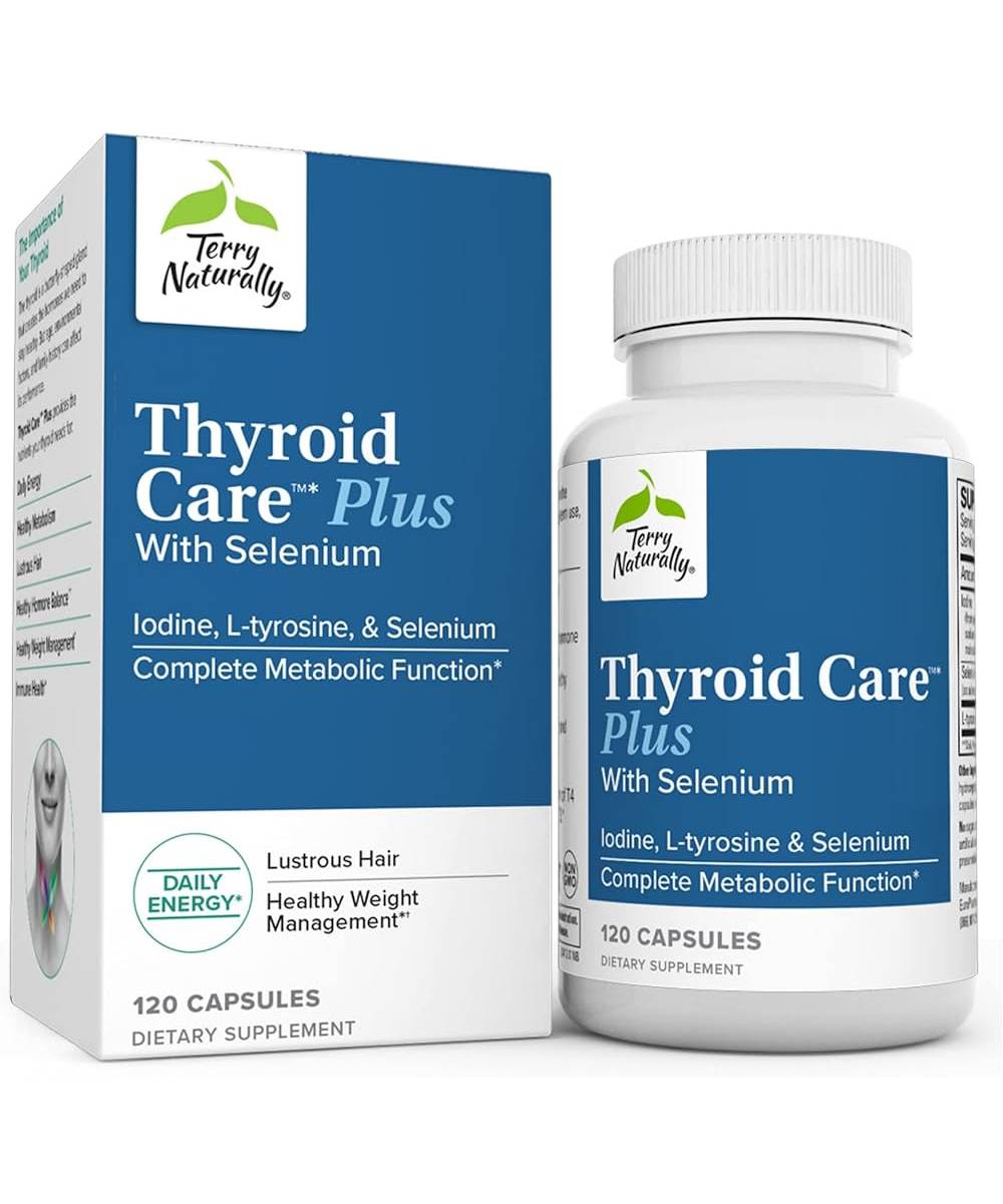 Europharma / Terry Naturally: Thyroid Care Plus 120 Capsules
