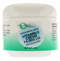 WORLD ORGANICS: Vitamin E Cream 14000IU 4 oz