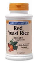 NATURE'S ANSWER: Red Yeast Rice 600mg 90 caps
