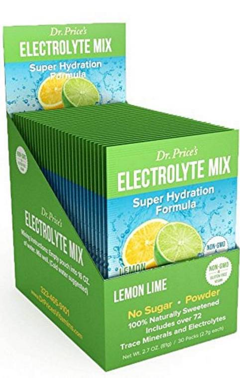 Trace Minerals Research: ZeroLyte Electrolyte Drink Mix Salty Citrus 30 Packets