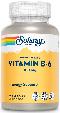 Vitamin B-6 100mg Timed Release, 120 Vegetarian Caps two-stage TR