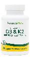Vitamin D3 1000 IU With K2 100 mcg, 90 ct